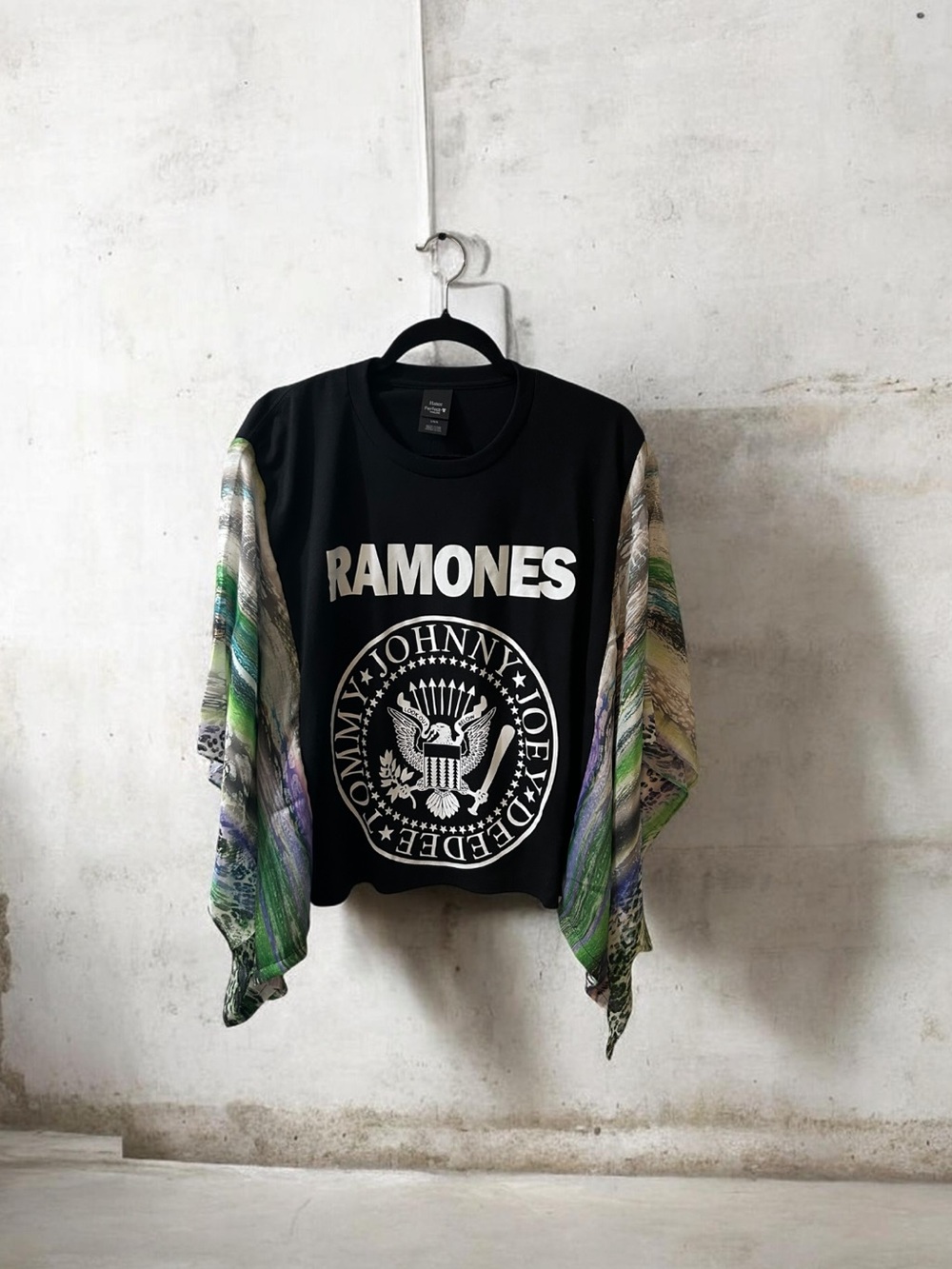 Ramones upcycled tee